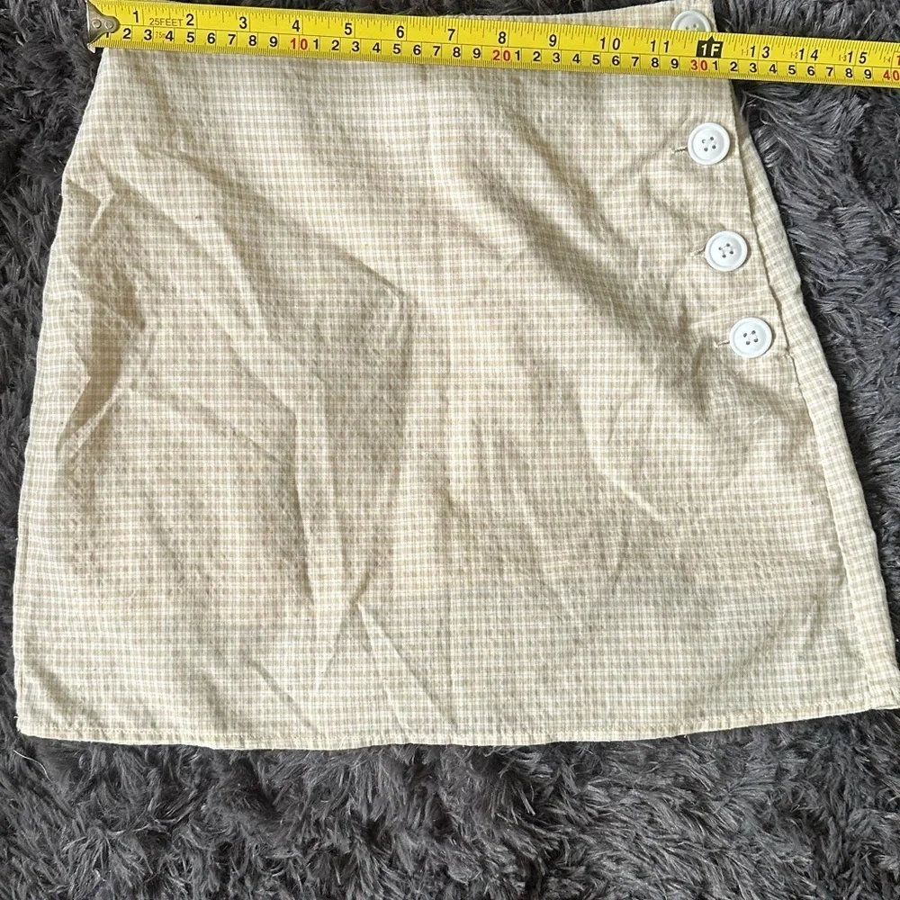 Urban Outfitters Cream Mini Skirt